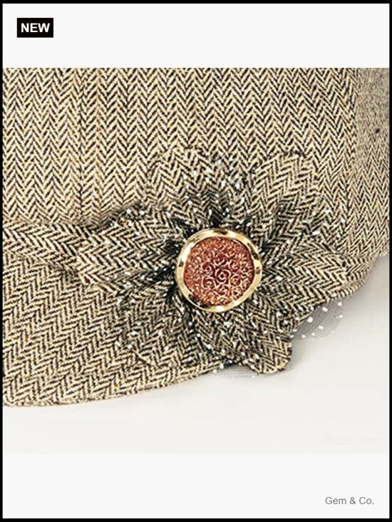 Womens Newsboy Cap Visor Hat Cotton Linen Adjustable Lightweight UPF 50+